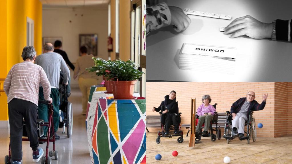 Bloque de relaciones interpersonales de la exposición de Aspace sobre envejecimiento y parálisis cerebral