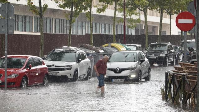 Tormenta en Valladolid en la tarde del viernes 19 de septiembre