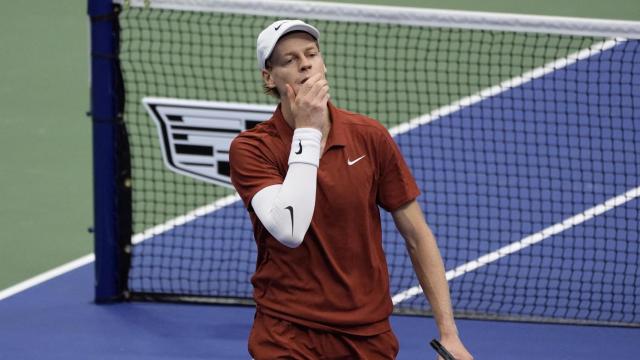 Jannik Sinner, durante la final del US Open en el partido ante Carlos Alcaraz.