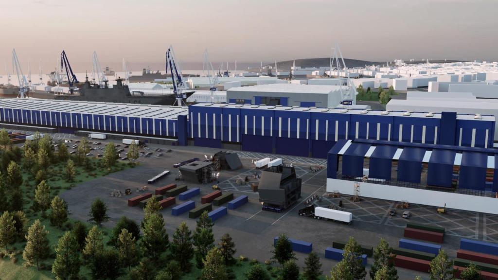 Ilustración de la futura FDB en Ferrol