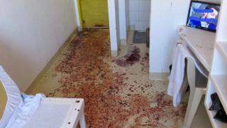 Celda de Instituciones Penitenciarias en la que tuvo lugar un incidente violento el pasado año.