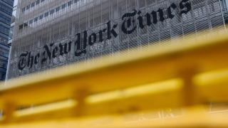 Las oficinas del diario New York Times in Manhattan, Nueva York.