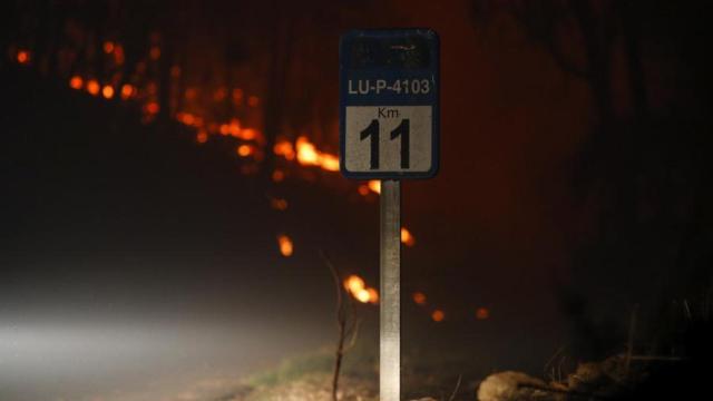 Incendio en Pantón (Lugo)