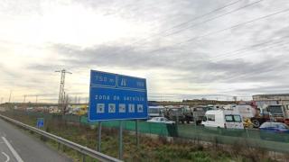 Kilómetro 102 de la autovía A-62 a la altura de Cubillas