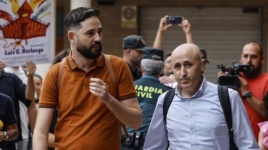 Polo, este viernes en los juzgados de Catarroja. Rober Solsona / EP