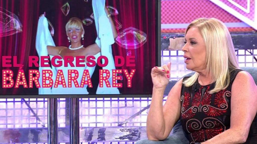 Bárbara Rey en 'Sálvame Deluxe'.
