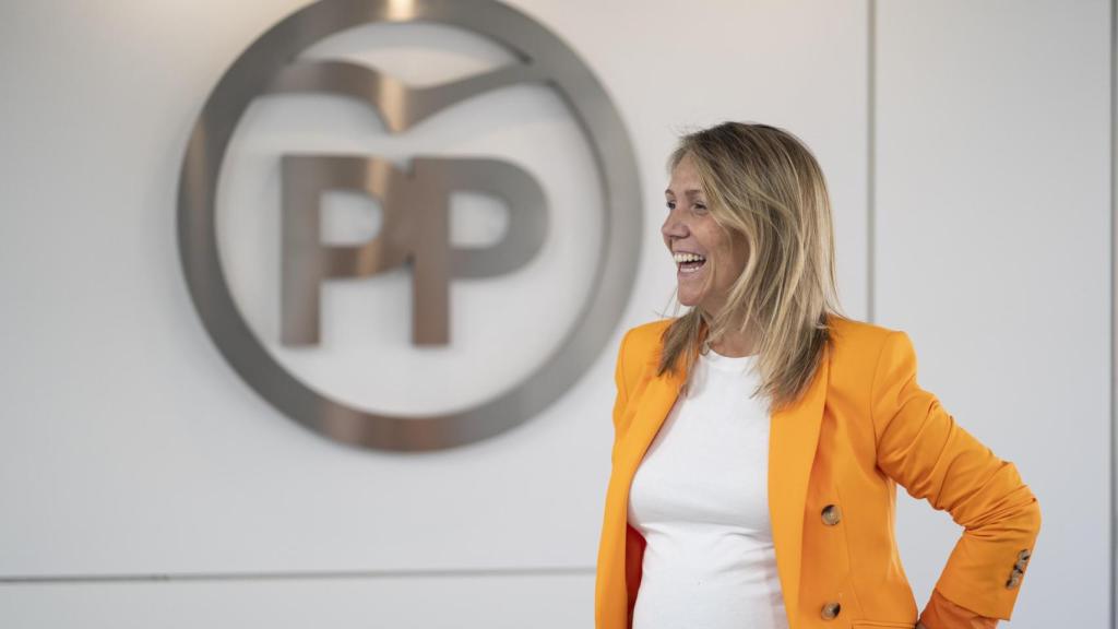 La eurodiputada y dirigente del PP Alma Ezcurra, antes de su entrevista con EL ESPAÑOL.