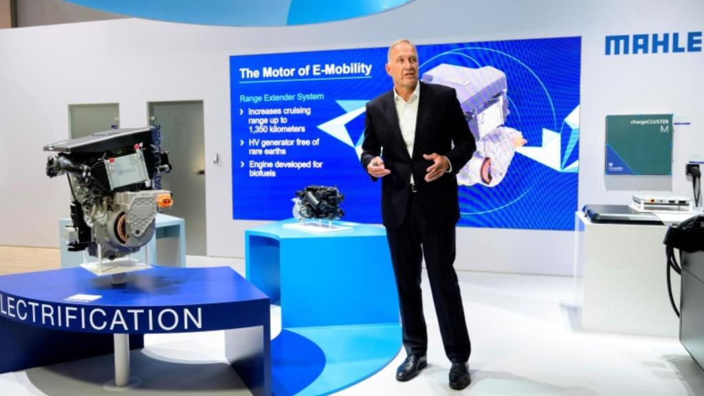 Arnd Franz, director ejecutivo de Mahle, en el IAA Mobility.