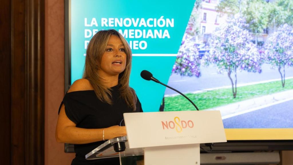 Evelia Rincón, delegada de de Arbolado, Parques y Jardines del Ayuntamiento de Sevilla.
