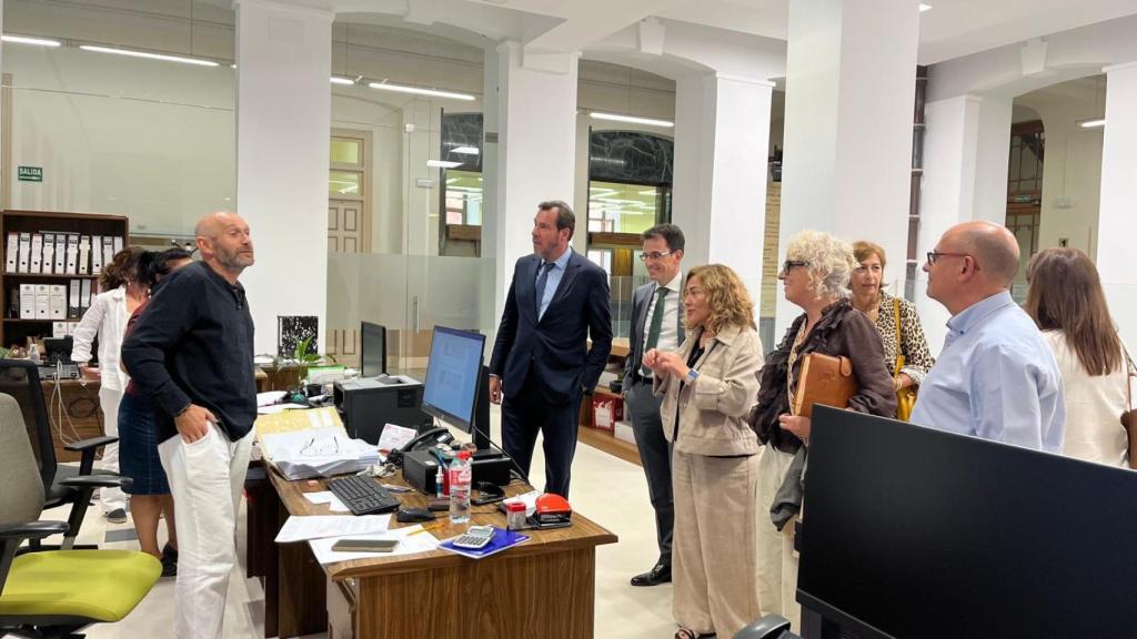 Visita de Óscar Puente al Ayuntamiento este viernes