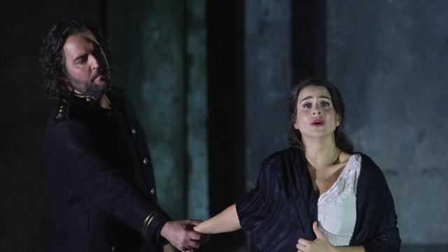 Escena de la ópera 'Otello' en el Teatro Real.
