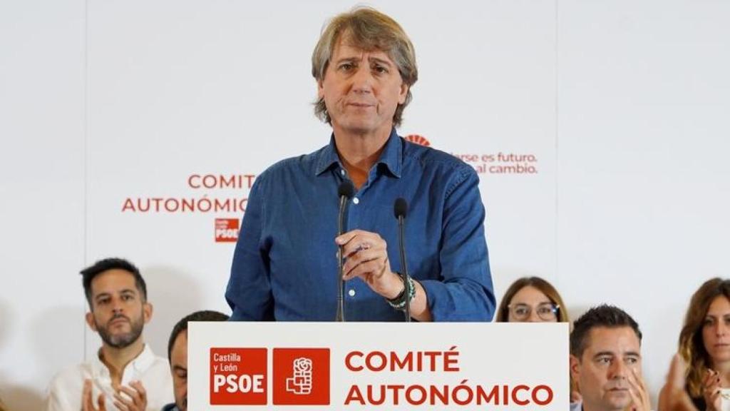 Carlos Martínez, secretario general del PSOE de Castilla y León.
