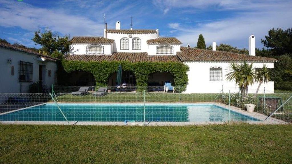 Imagen del chalet principal de la finca. Foto: AgroAnuncios