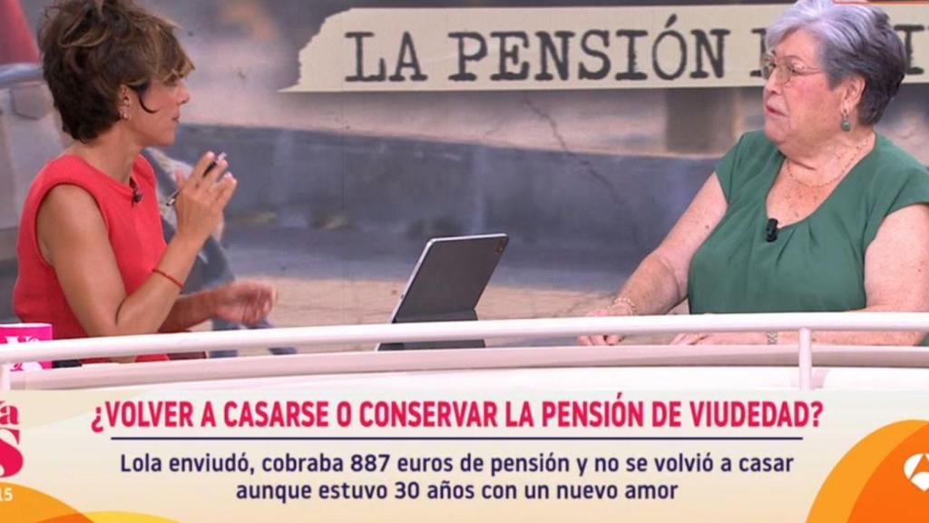 Sonsoles Ónega y Lola.