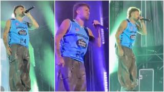 Diferentes momentos de Dani Fernández con la camiseta del Breogán.