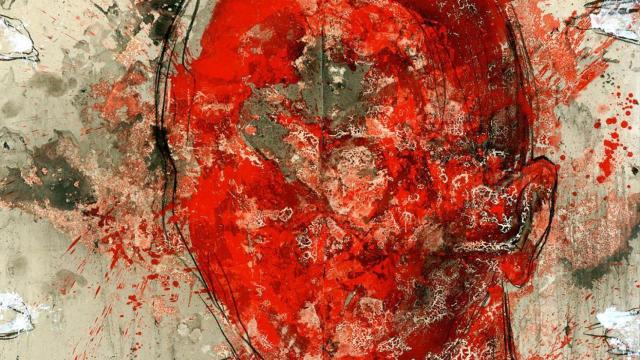 José Manuel Ciria: detalle de 'Cabezas de Rorschach I', 2000-2005