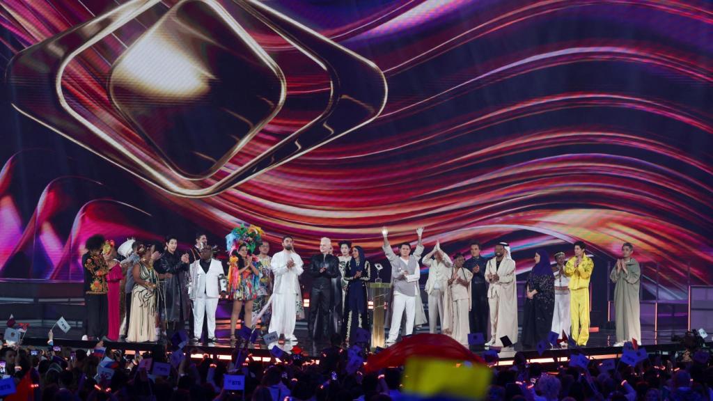 Representantes de los países participantes durante la votación.