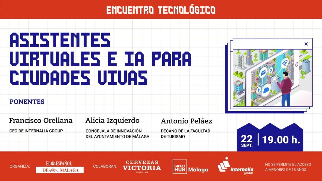 Cartel del XXXIV Encuentro Tecnológico de EL ESPAÑOL de Málaga.