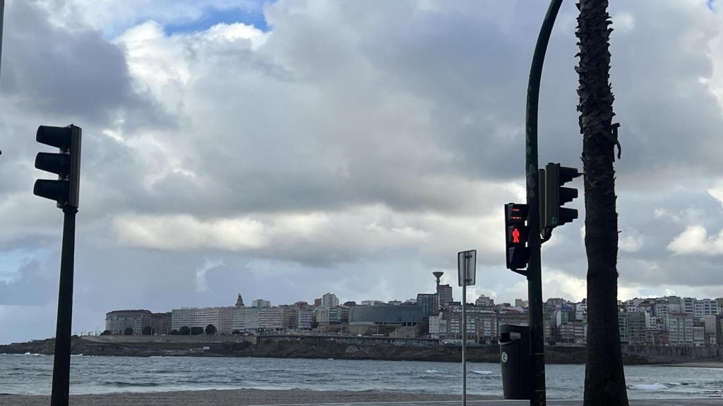 Imagen de A Coruña esta mañana.