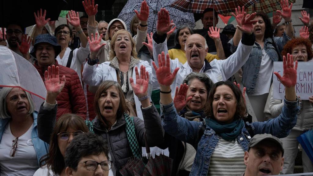 Imagen de la protesta.