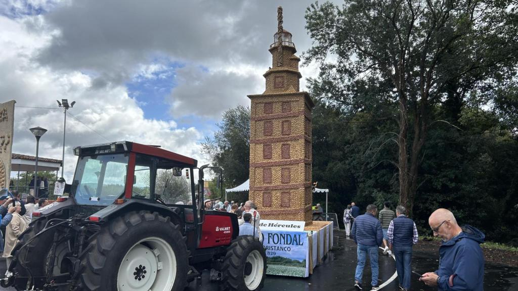 Imagen de la recreación de la Torre de Hércules.