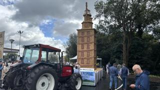 Imagen de la recreación de la Torre de Hércules.