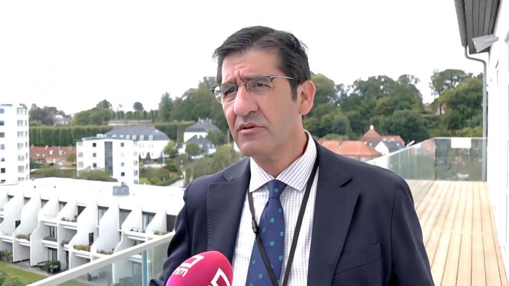 José Manuel Caballero, en Dinamarca.