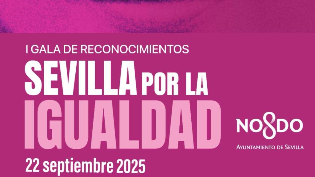 Cartel de la I Gala 'Sevilla por la igualdad'.