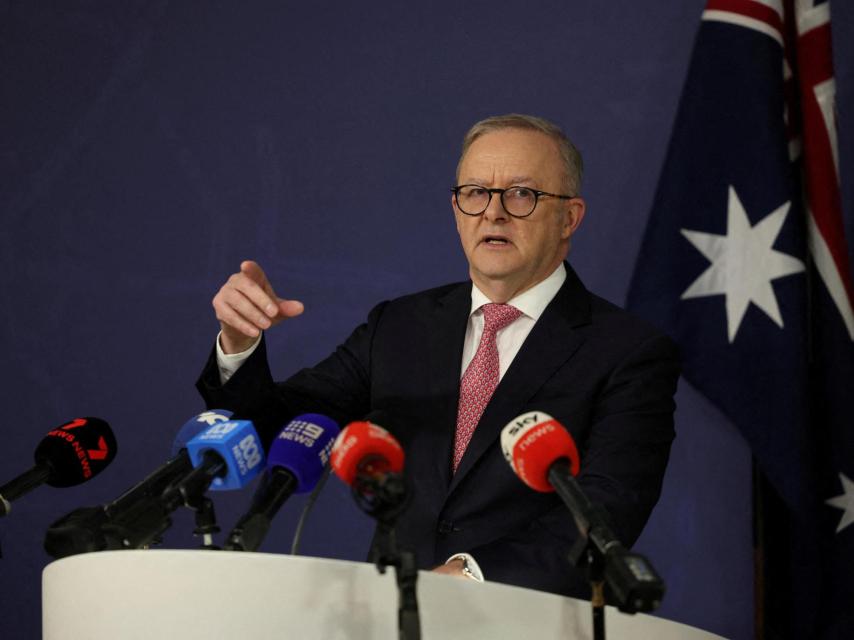 El primer ministro de Australia, Anthony Albanese.