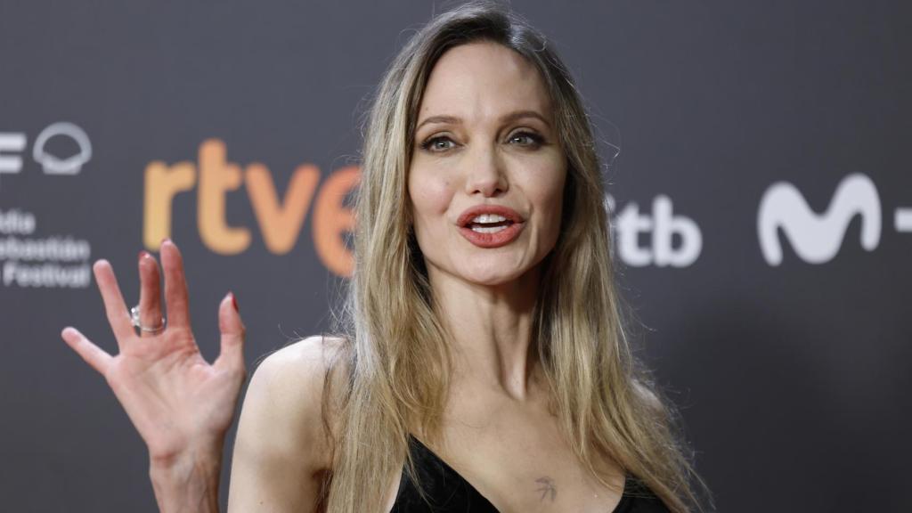 Angelina Jolie, en la alfombra roja del Festival de Cine de San Sebastián.
