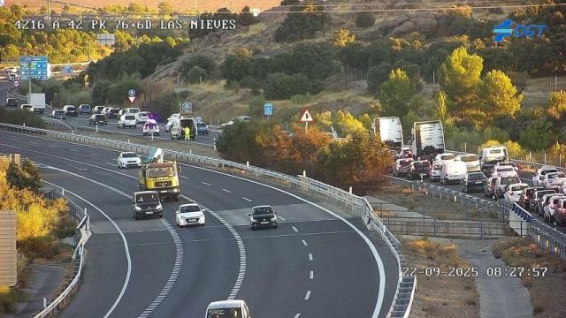 Imagen del lugar en el que se ha producido el accidente. Foto: DGT