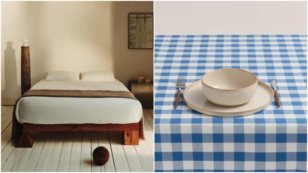 Funda nórdica y mantel de mesa a la venta en Lefties Home