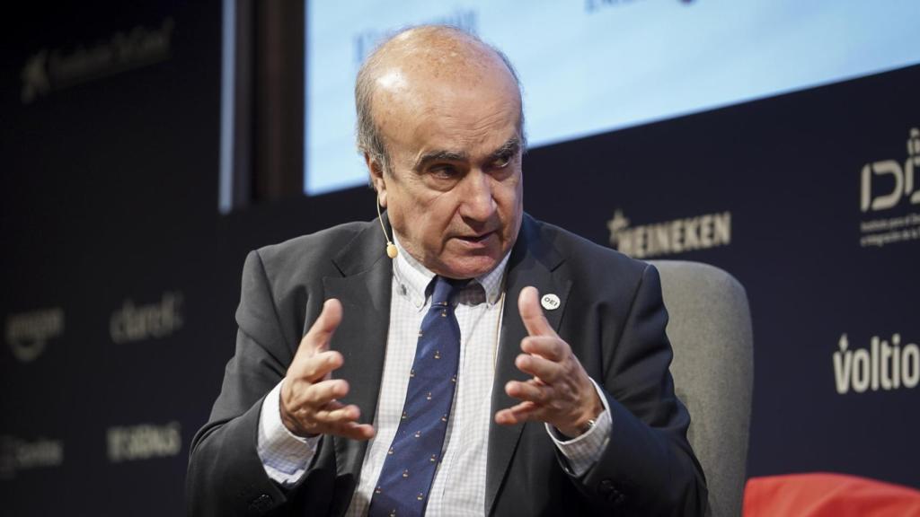 Mariano Jabonero en un momento durante su intervención en el IV Observatorio ODS.