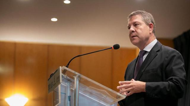 Emiliano García-Page durante su intervención en el encuentro 'Castilla-La Mancha, tierra de oportunidades. Modelo de negocio del siglo XXI'.
