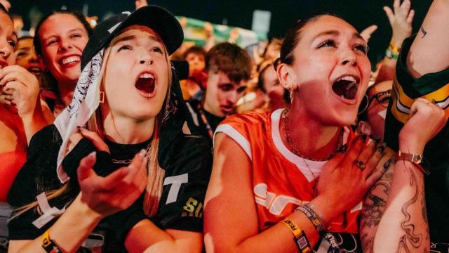 Unas asistentes en la pasada edición del festival.