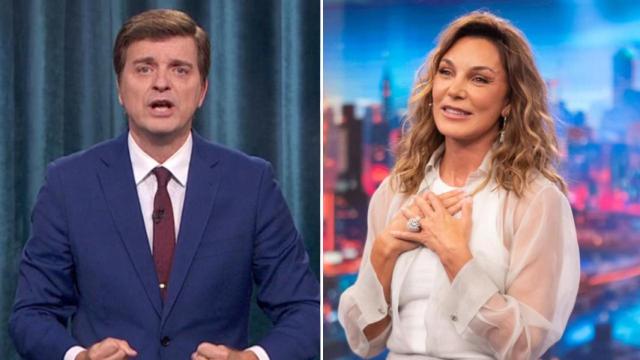 Marc Giró y Mar Flores, en un fotomontaje realizado por BLUPER.