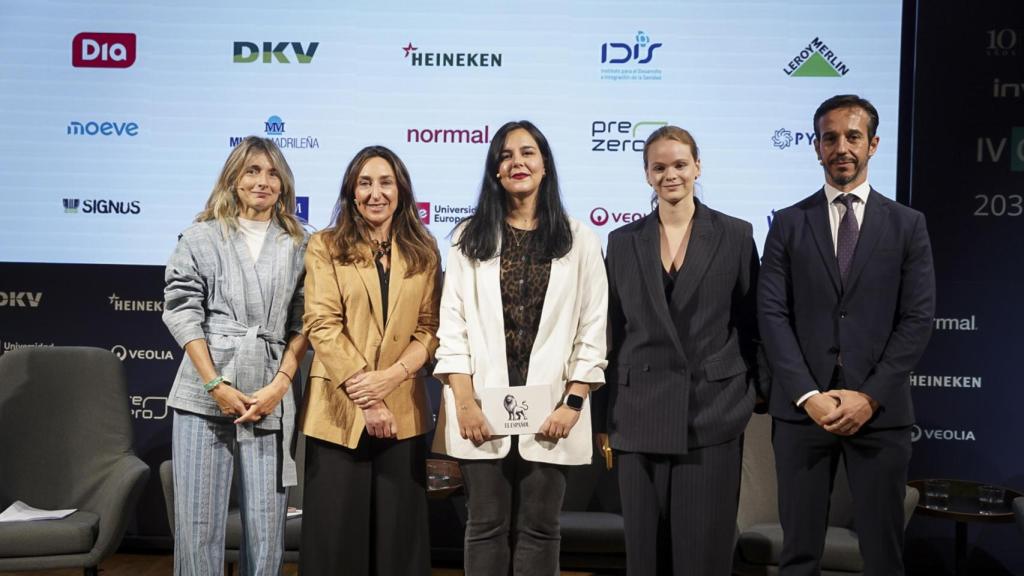 María Ángeles León (Global Social Impact Investments), Mónica Chao (WAS), Irini Fournier (Vértigo) y José Francisco Fernández Aparicio (Pymar)