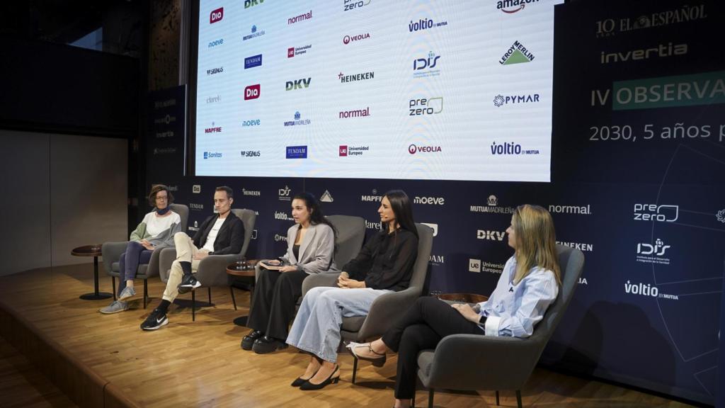 La mesa de desperdicio alimentario.