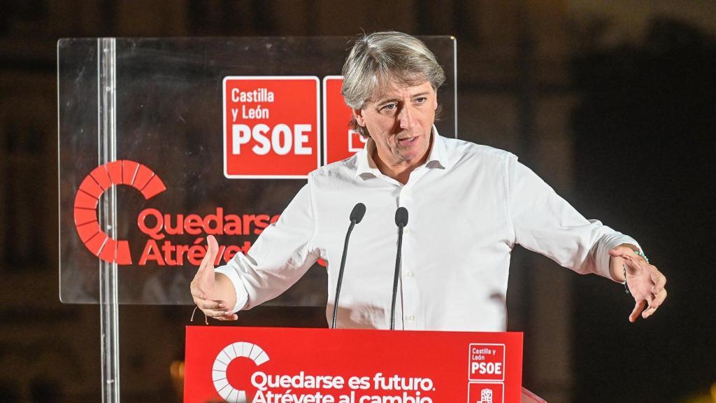 El secretario general del PSOE de Castilla y León, Carlos Martínez, en una imagen de archivo