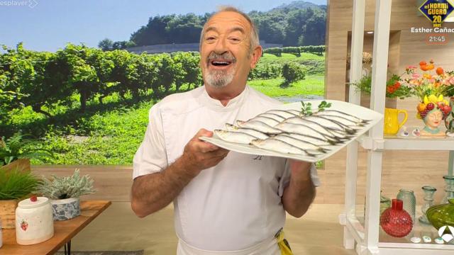 El chef Karlos Arguiñano en su programa Cocina Abierta (captura).