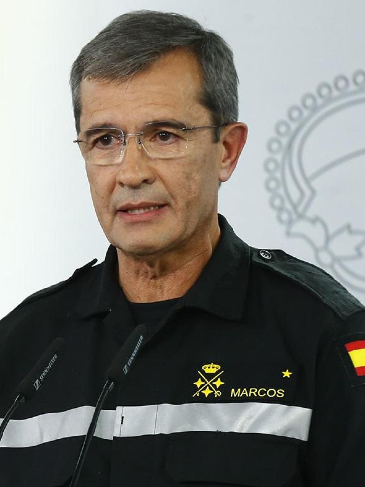 Francisco Javier Marcos Izquierdo, jefe de la UME.