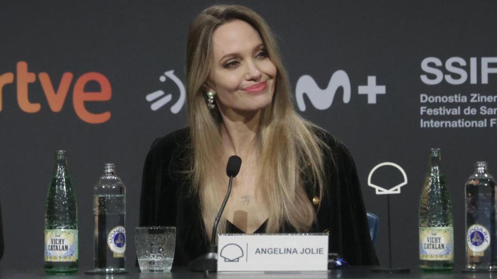 Angelina Jolie, durante la rueda de prensa del Festival de Cine de San Sebastián 2025.