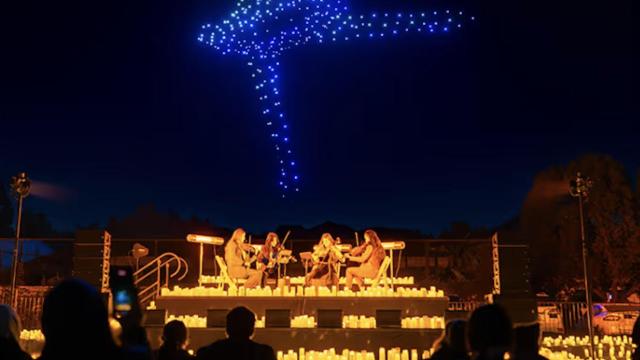 Imagen del espectáculo de DroneArt Show