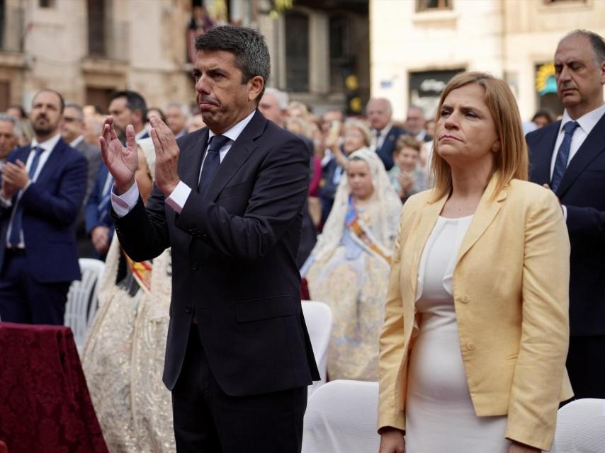 Carlos Mazón y Pilar Bernabé. Eduardo Manzana / EP