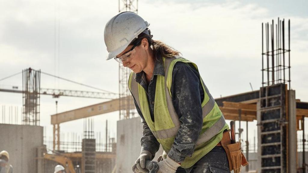 Imagen de una obrera.