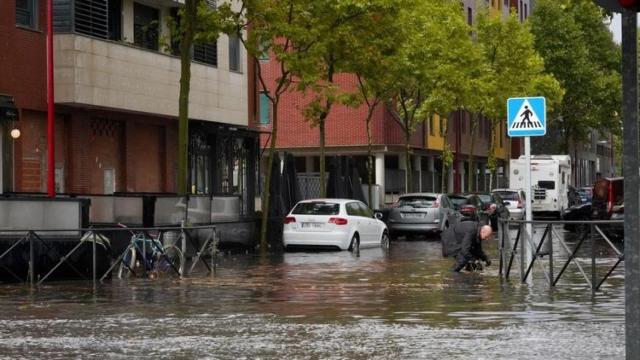 Tormenta del pasado viernes en Valladolid.