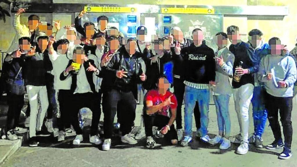 Una foto de la banda 'Les derniers salopards' (LDS).