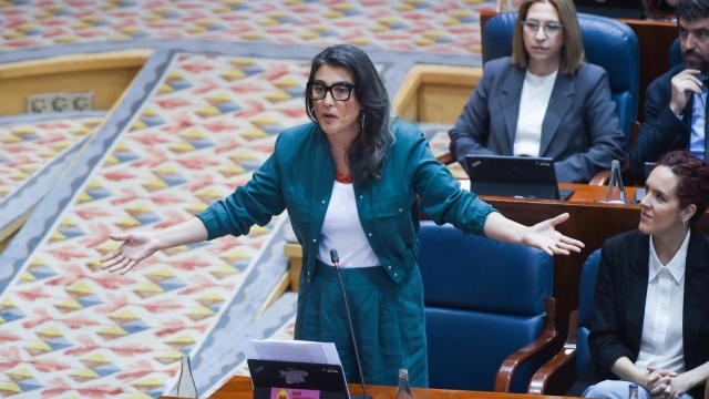 La portavoz de Más Madrid en la Asamblea de Madrid, Manuela Bergerot.