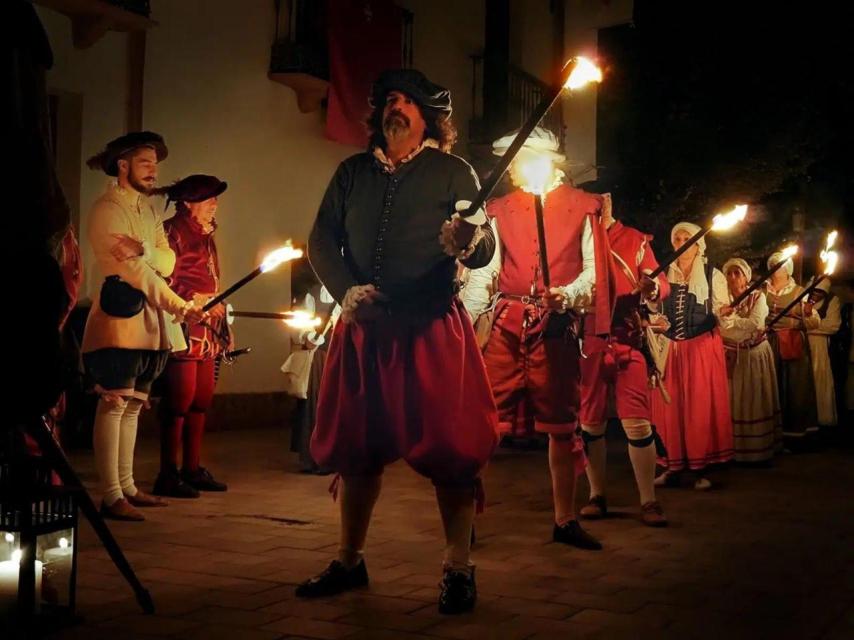 Funeral nocturno del soldado Alonso López