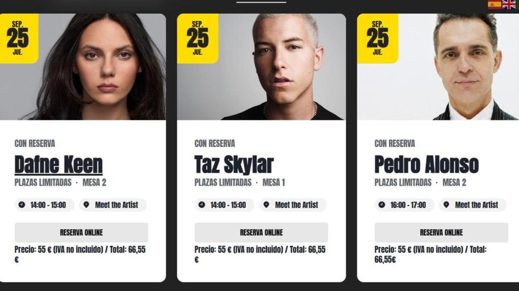 Las reservas pueden hacerse en la web oficial de la Comic Con.